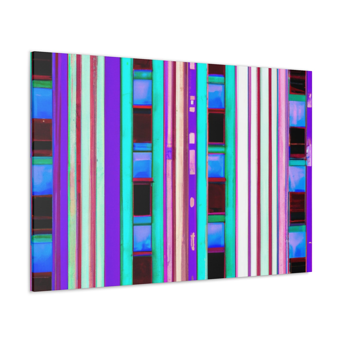 Luminous Metropolis - Architectural Canvas