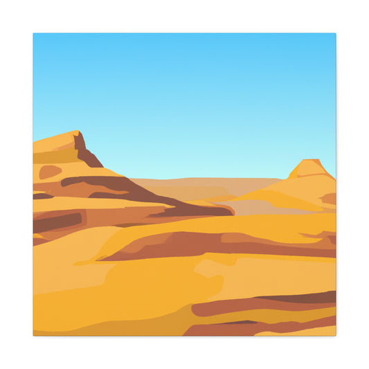 Sunrise Oasis-Landscape - Canvas - Desert