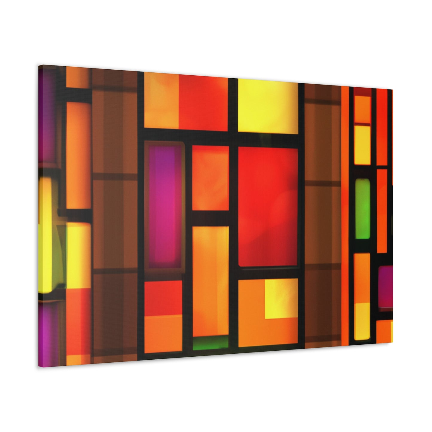 Happy Shimmer- Glass Canvas