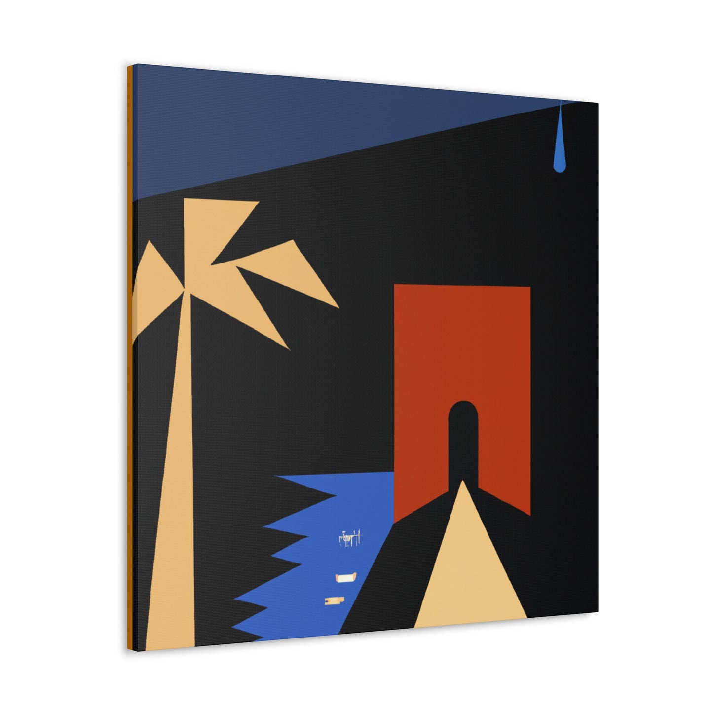 Musing Peaks - Midcentury - Canvas