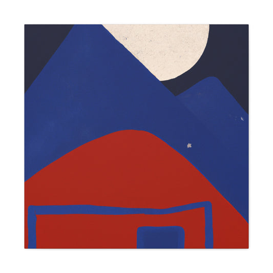 Dreaming Star- Midcentury - Canvas