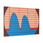 Peaks- Midcentury Canvas