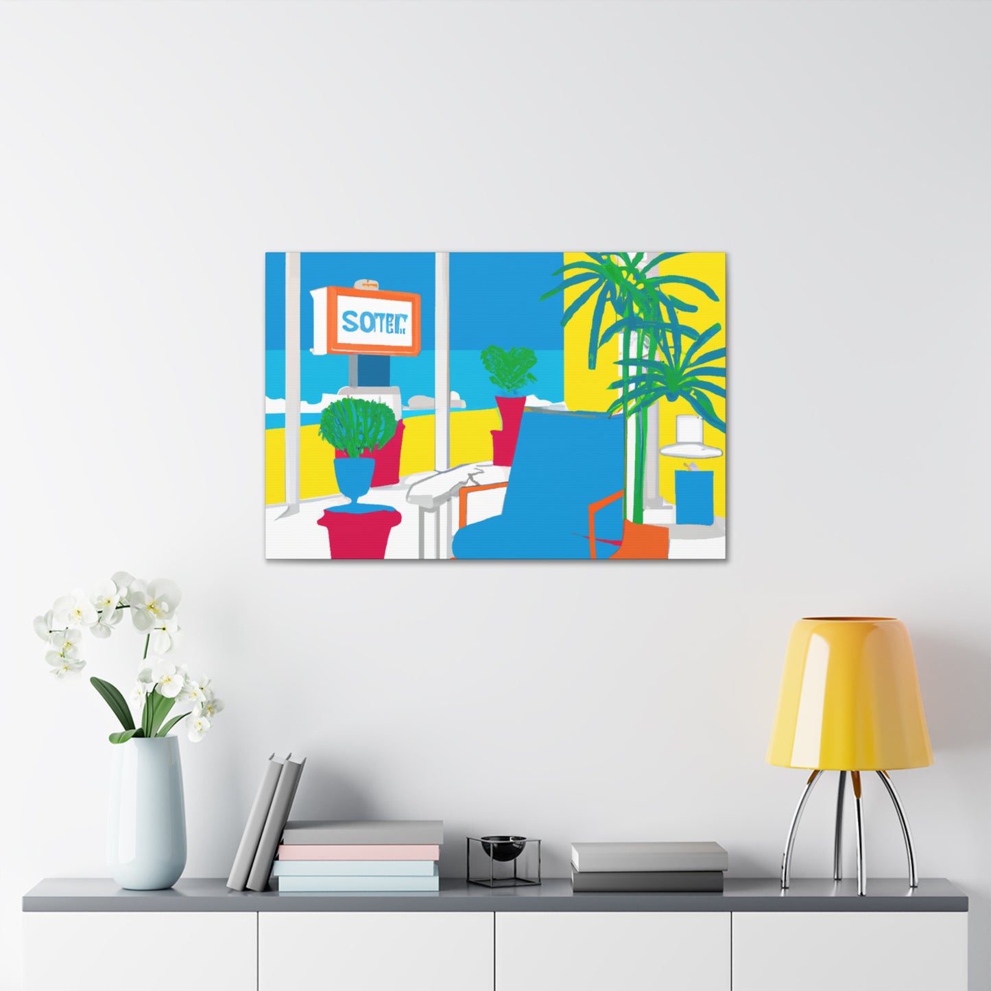 Twisted Archways- Midcentury - Canvas