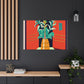 Cheetah-Sparkle - Midcentury Canvas