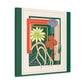 Dapple-furred Floral- Midcentury Canvas