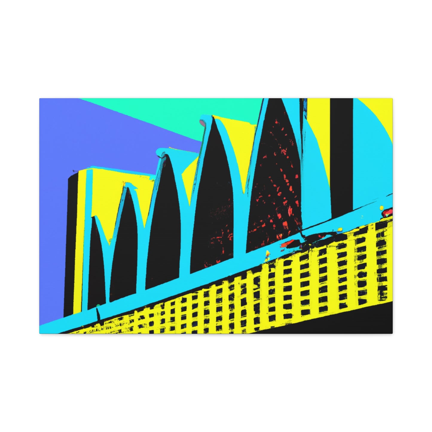 Teensome Twist-O-Rama Dance Hall - Canvas - Pop Art