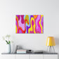Aqua-Amber - Abstract - Canvas