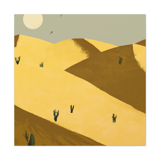Vibrant Art Deco - Vintage Contemporary - Desert - Canvas