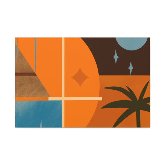 Maddeningly Moody- Midcentury - Canvas