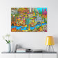 Glorious Getaway - Destination India - Canvas