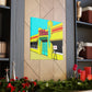 "Happy Wheels Tire Shop." - Canvas - Pop Art