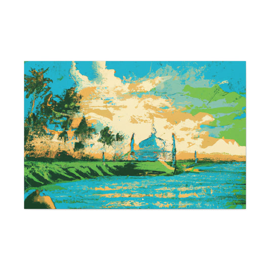 Bustling India - Destination India - Canvas
