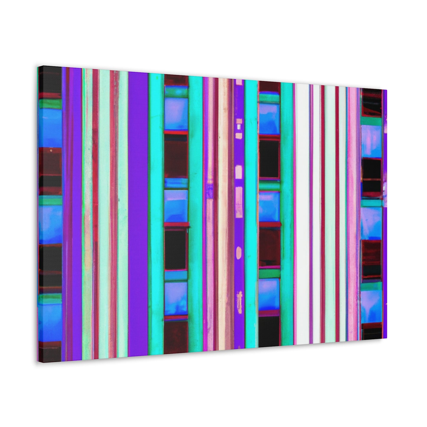 Luminous Metropolis - Architectural Canvas