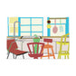 "Disco Dance- Midcentury" - Canvas