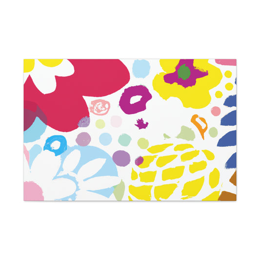 "The Blooming Garden of Glory" - Floral Canvas