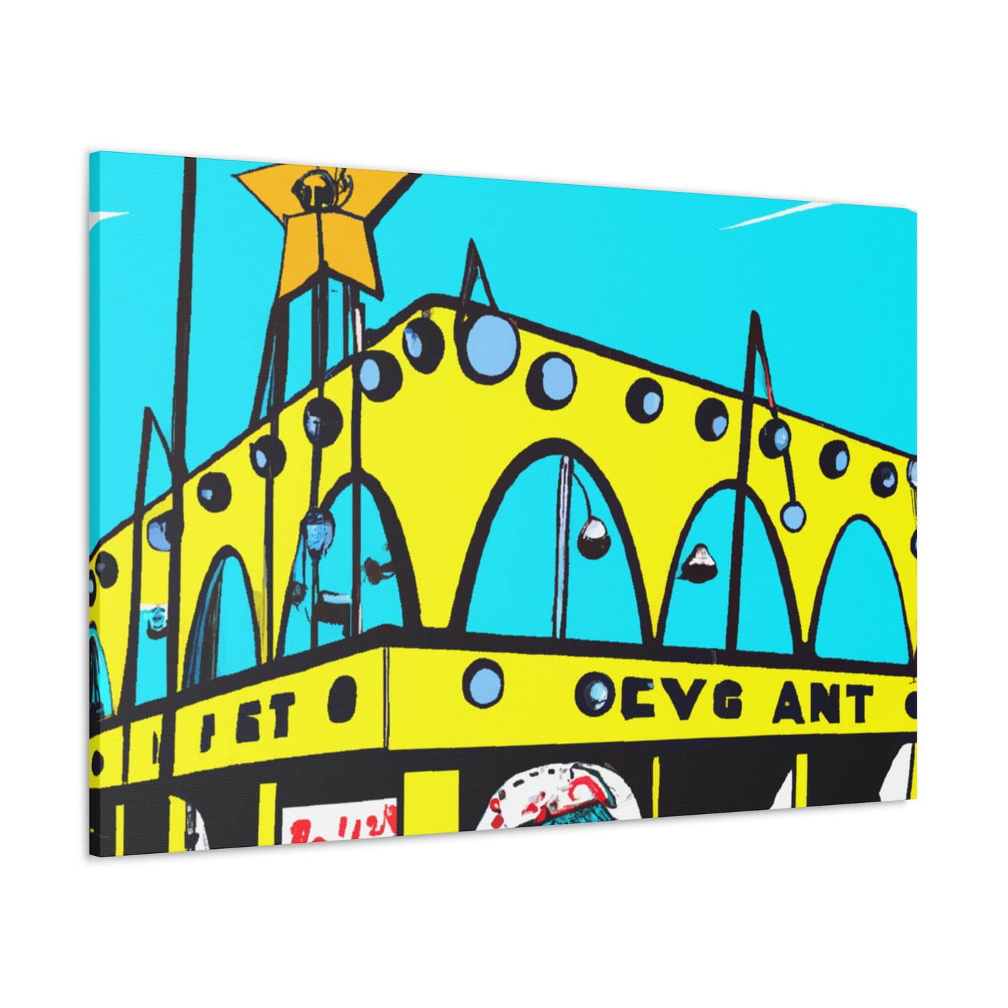 Sock-Hop-A-Round. - Pop Art Canvas