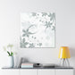 Grey Vine - Floral - Canvas