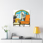 Zen Collage - Midcentury - Canvas
