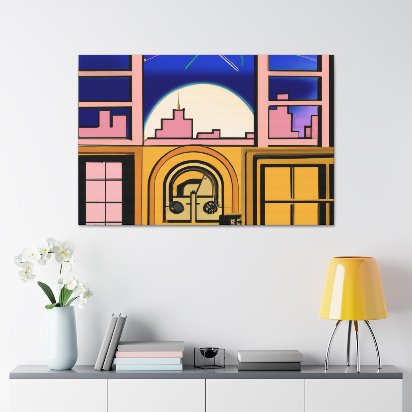 Quantum Leap - Midcentury - Canvas