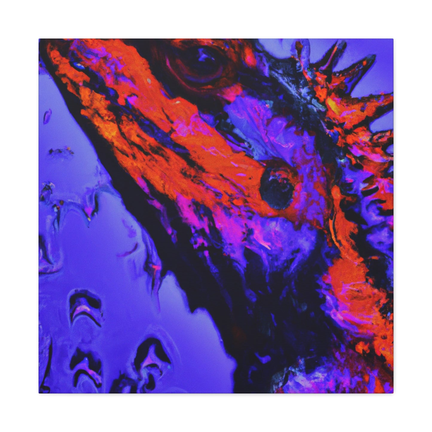 Bottle-tailed Hummingbird. - Canvas - Wildlife
