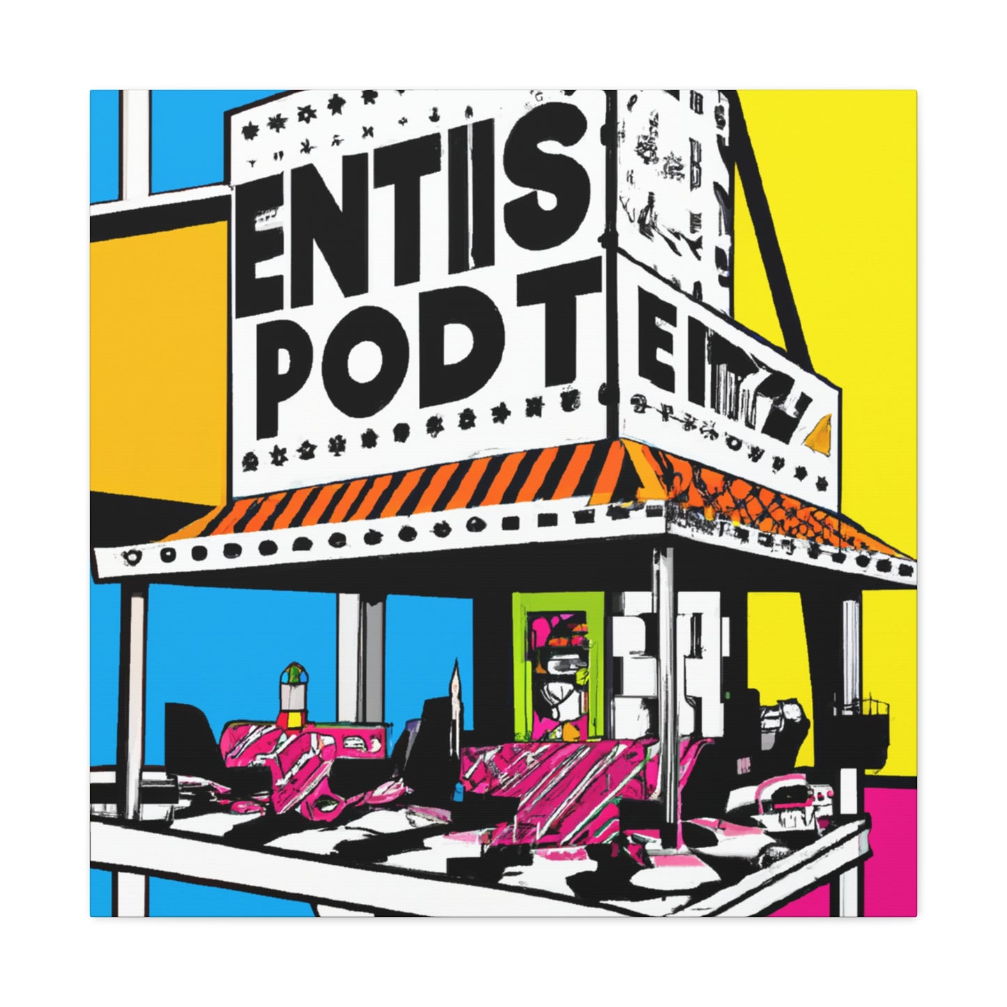 Carnival Bar - Canvas - Pop Art