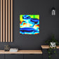 Lemonburst Lynx - Canvas - Abstract