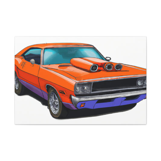 Vintage Vroomer - Automobile - Canvas