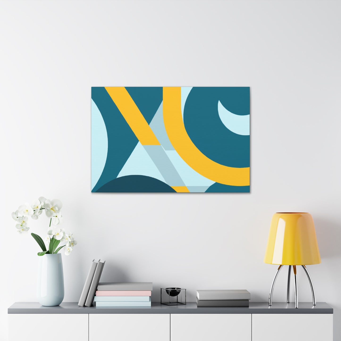 "The Tipping Point - Midcentury" - Canvas