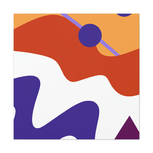 Twinners in the Sky- Midcentury - Canvas