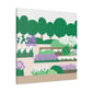 Dragonfly Haven- Landscape - Canvas