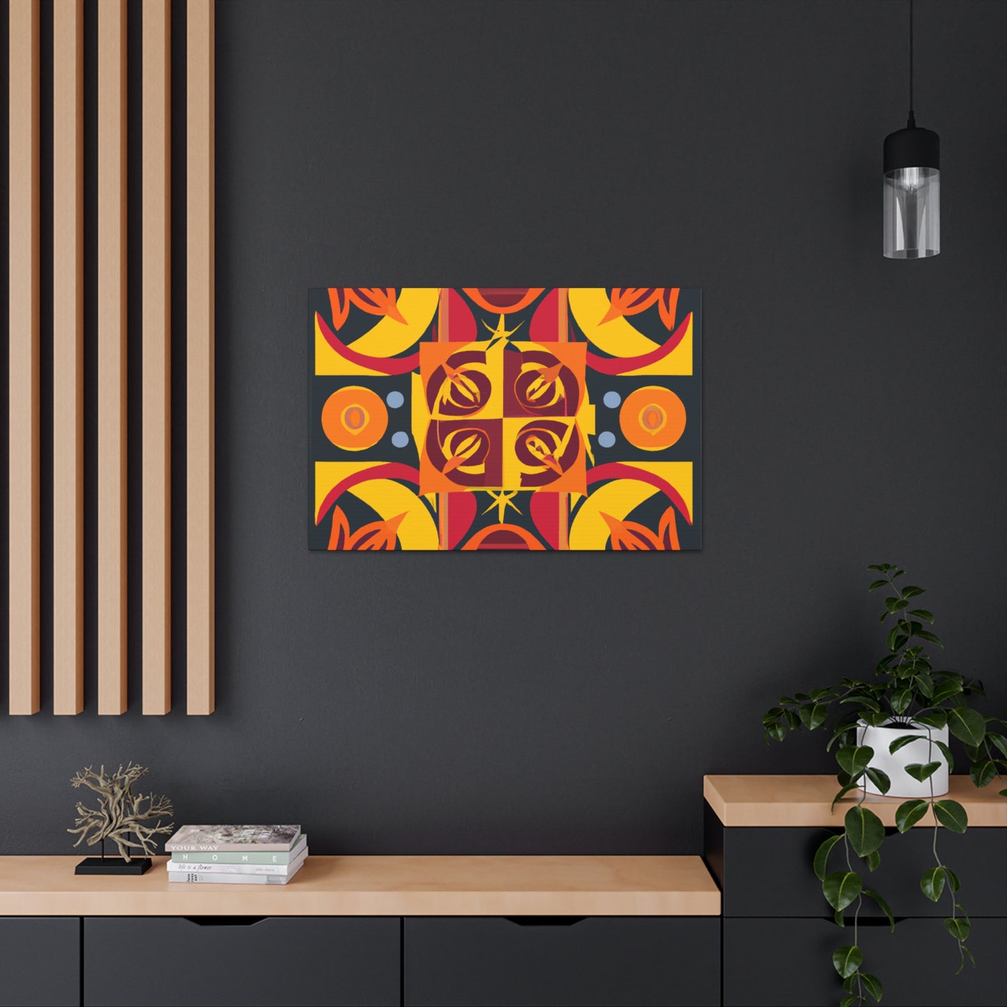 Mountain Puporius - Midcentury Canvas