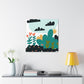 Blooming Harmony- Landscape - Canvas