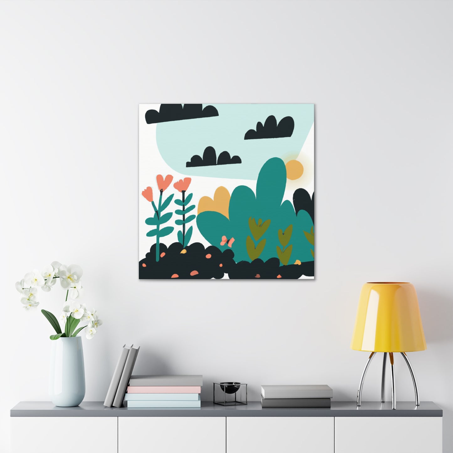 Blooming Harmony- Landscape - Canvas