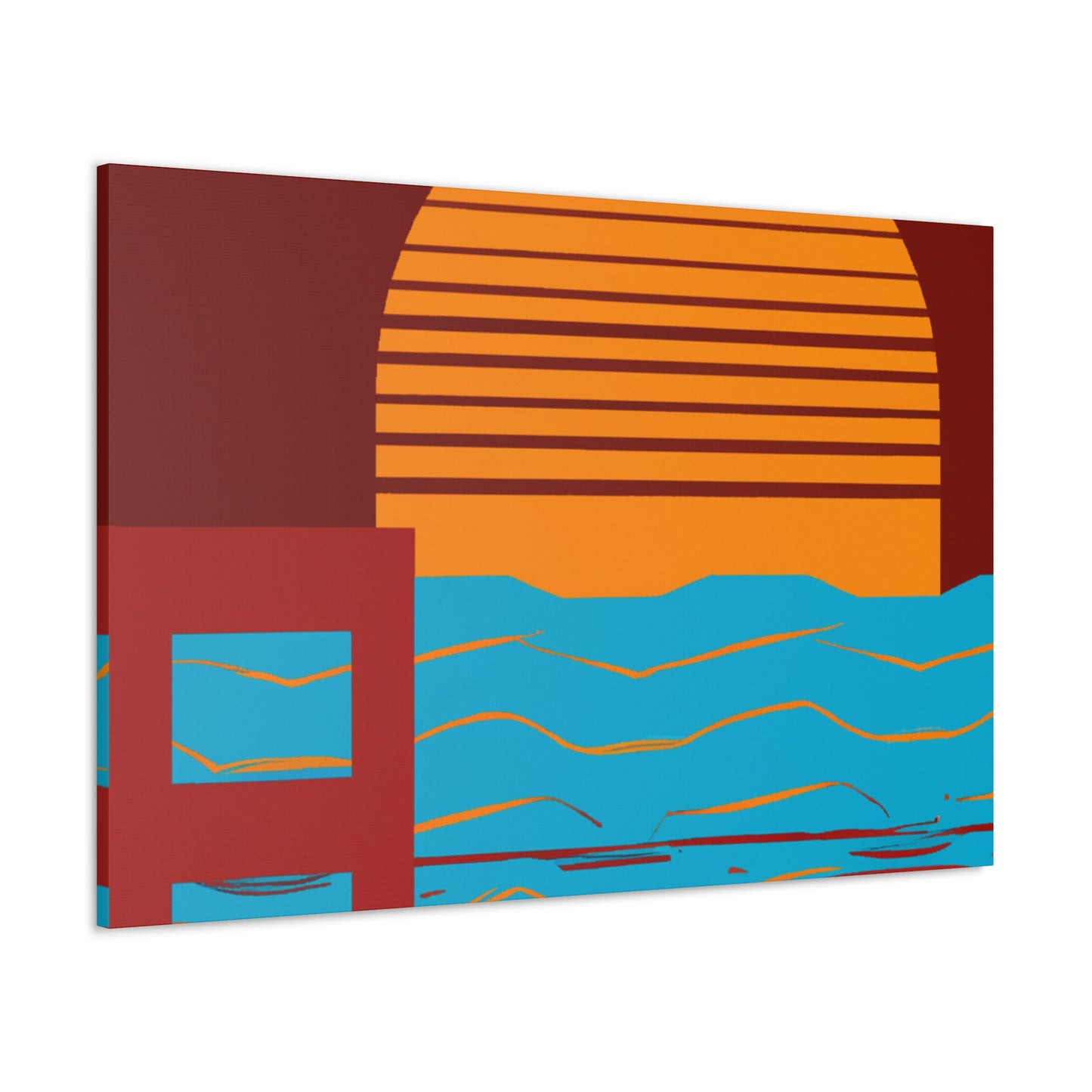Funky Motion- Midcentury - Canvas