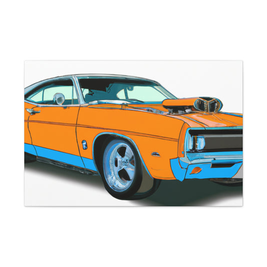 Retro-Fury - Automobile - Canvas