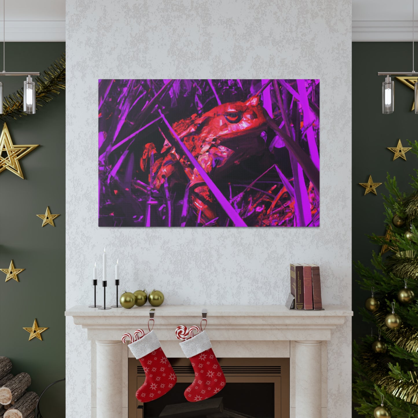 Red Frog - Canvas - Wildlife