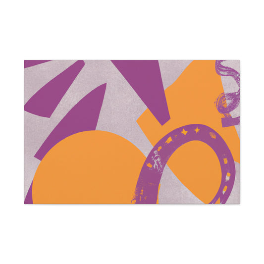 Mountain Viewport- Midcentury - Canvas