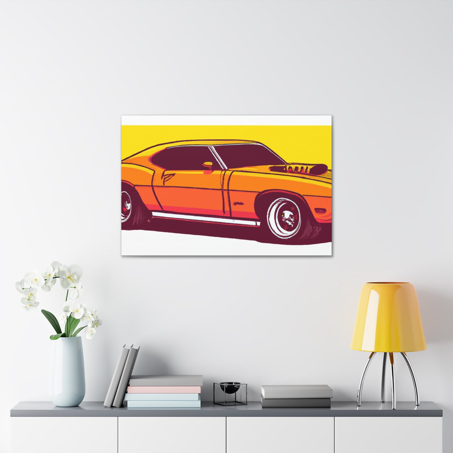 Traditional Flash - Automobile - Canvas