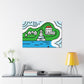 Lakefront Sparkles - Minimalism - Canvas