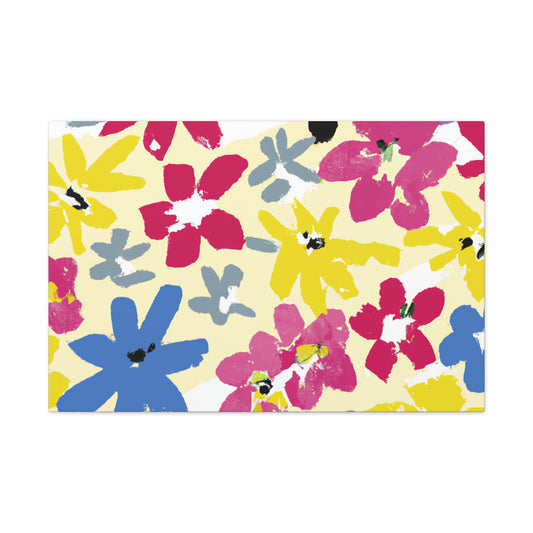 "Seeded with Love" - Floral Canvas