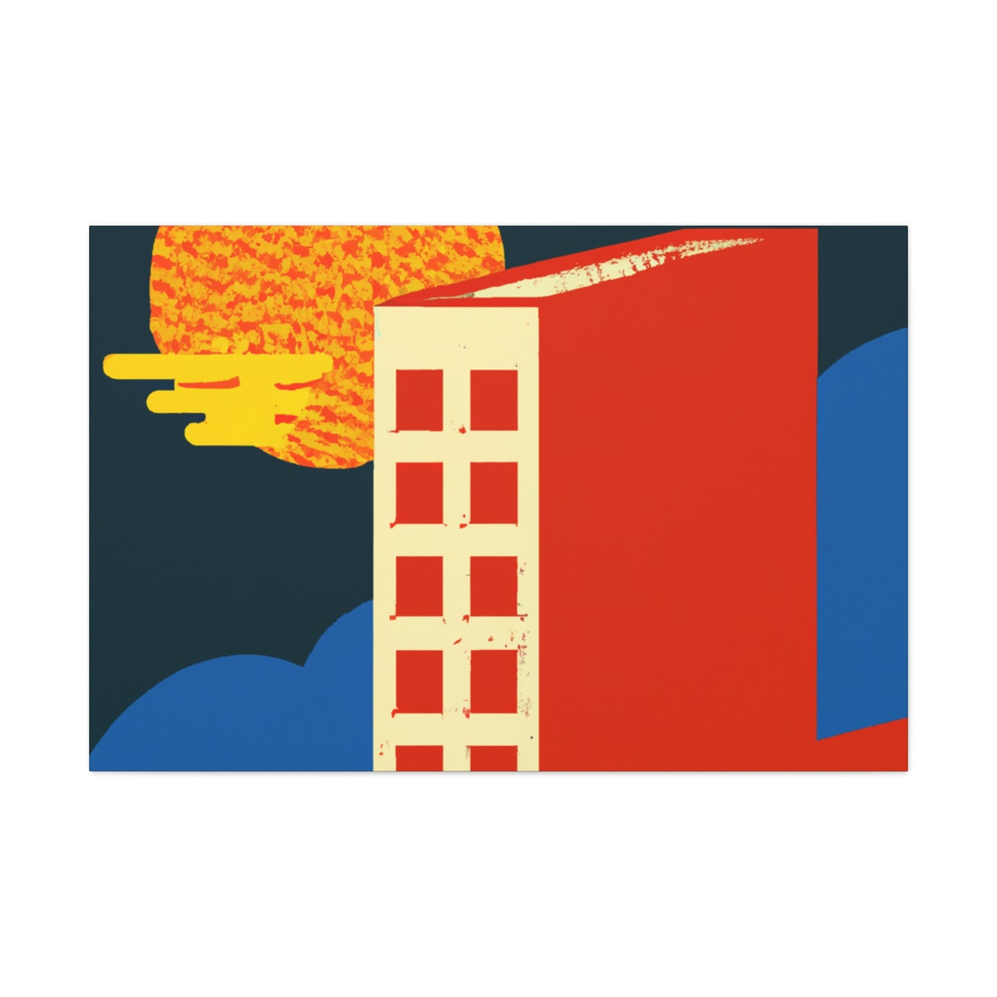 Modernist Playground - Midcentury - Canvas
