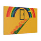 Rainbow Tranquility - Minimalism - Canvas