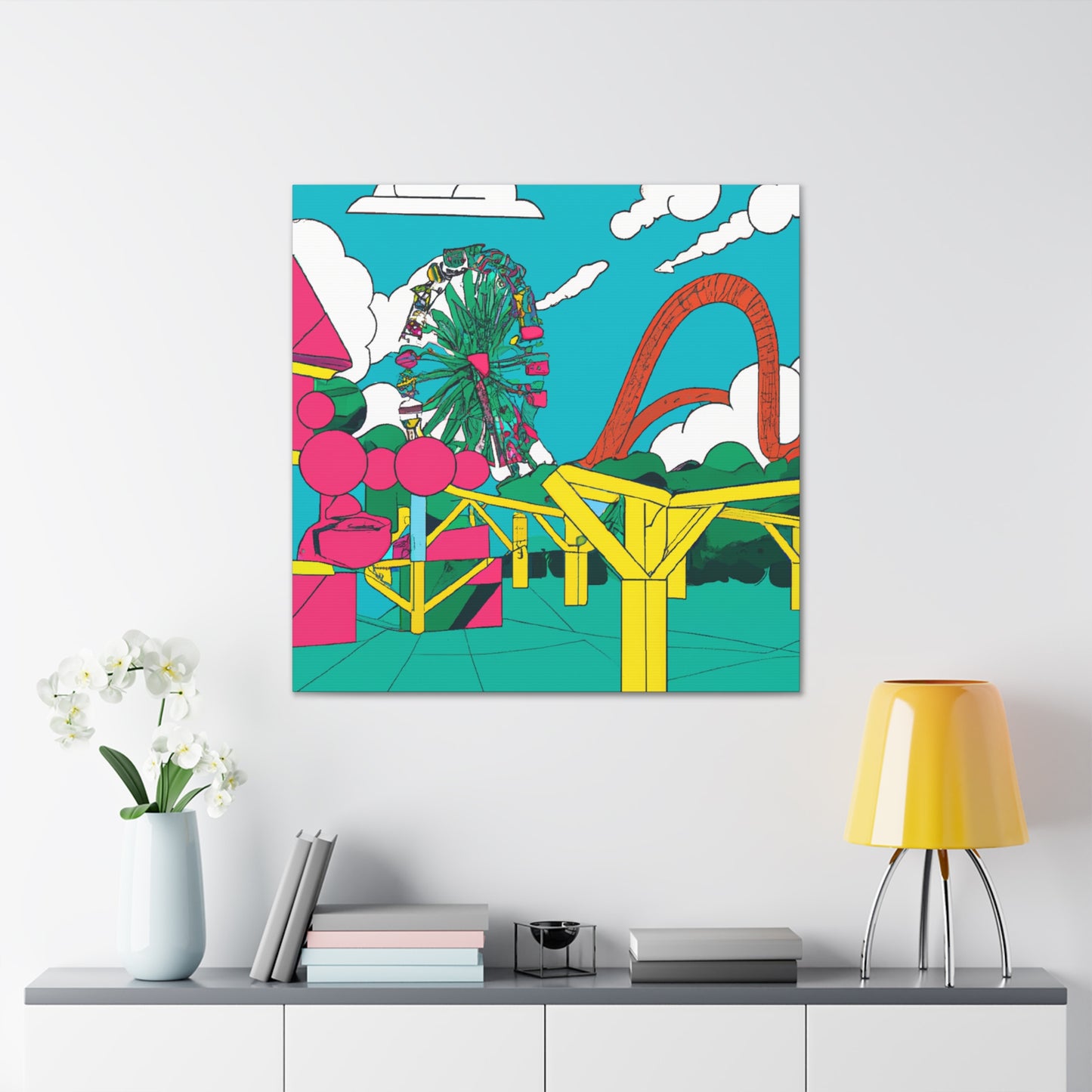 Enchanted Eden - Landscape - Amusement - Canvas
