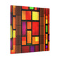 Happy Shimmer- Glass Canvas