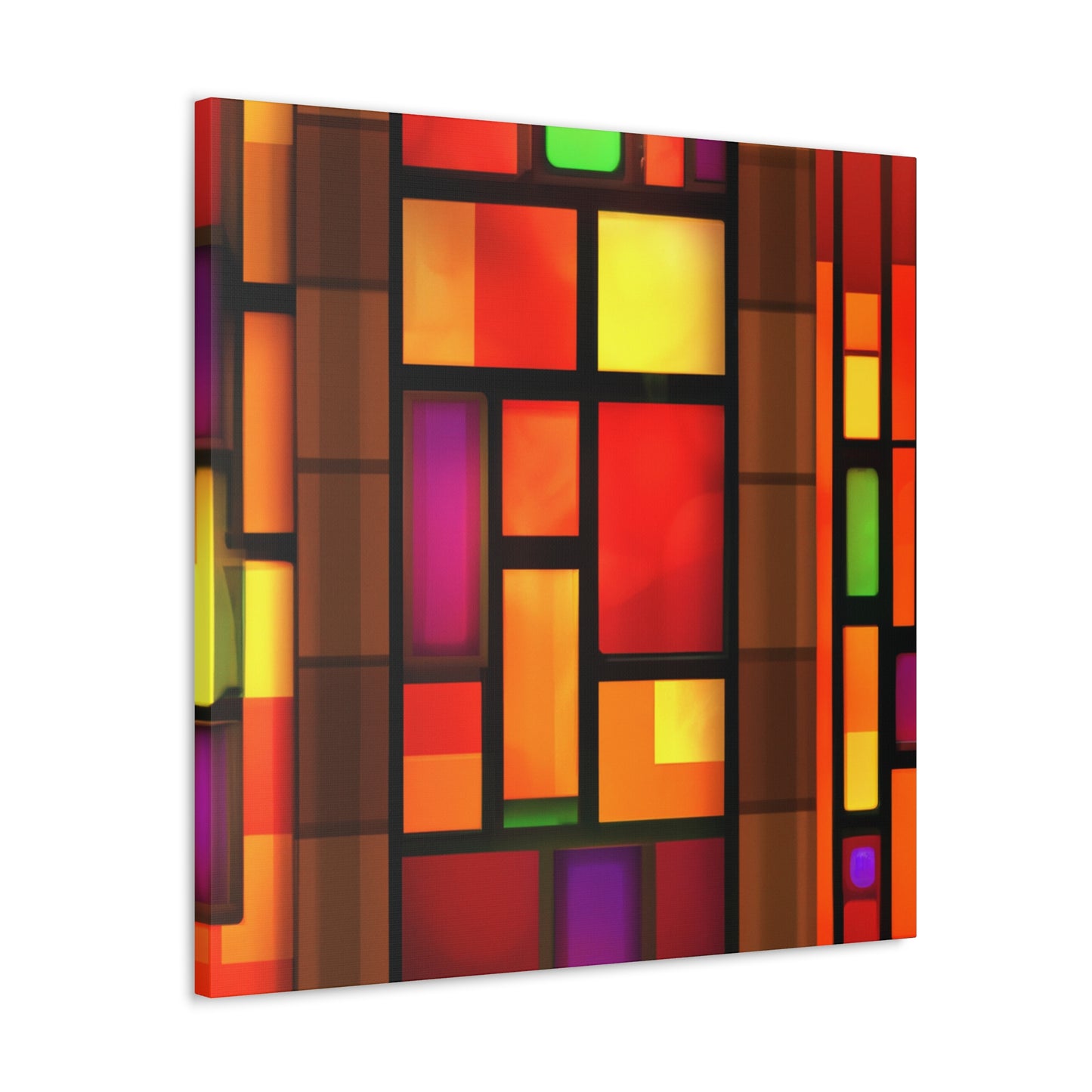 Happy Shimmer- Glass Canvas