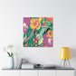Blooming Breeze - Floral - Canvas