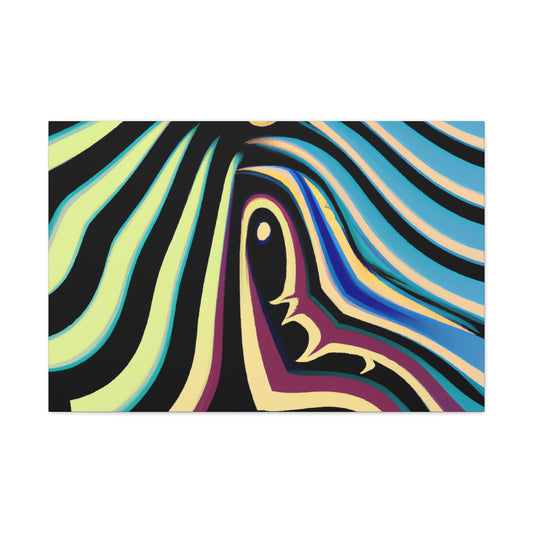Azureaux- Abstract - Canvas