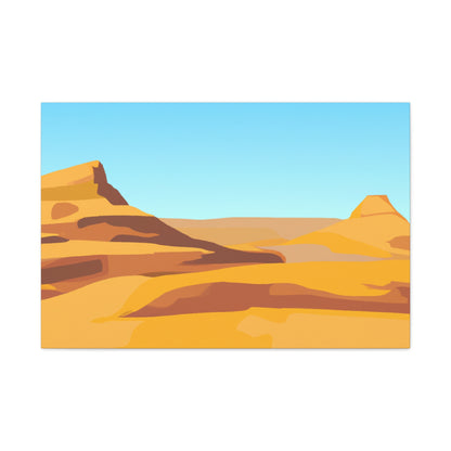 Sunrise Oasis-Landscape - Canvas - Desert