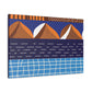 Blue RIver - Midcentury Canvas