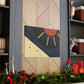 Rays - Retro Music Midcentury Canvas
